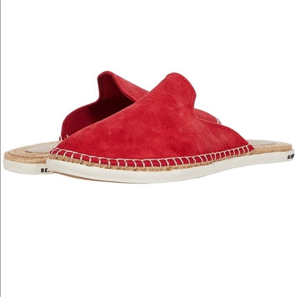 SeaVees Ocean Park Mule Cherry Suede